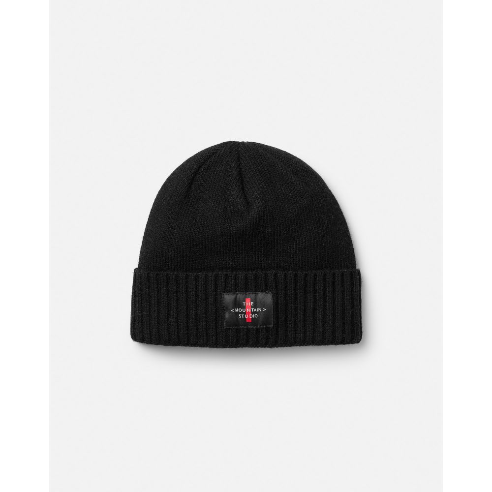 THE MOUNTAIN STUDIO - CASHMERE CROSS LOGO BEAINE